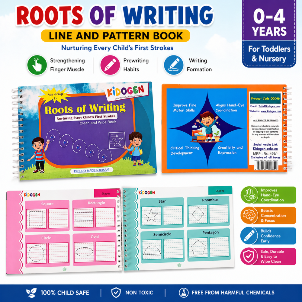  Pre-Writing & Tracing Activity Book